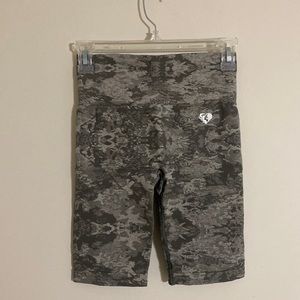 Camo Seamless Cycling Shorts